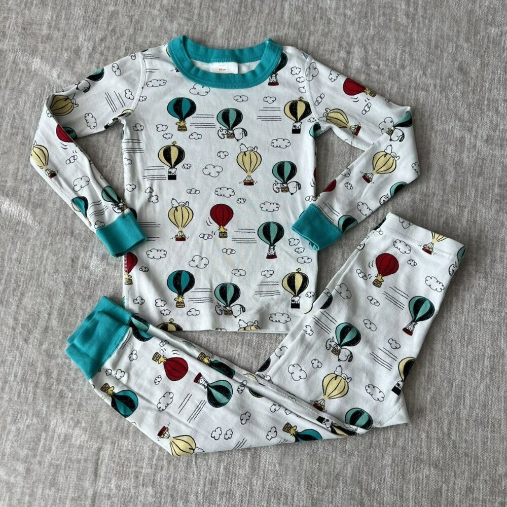 110cm Hanna Andersson Peanuts Organic Pajamas